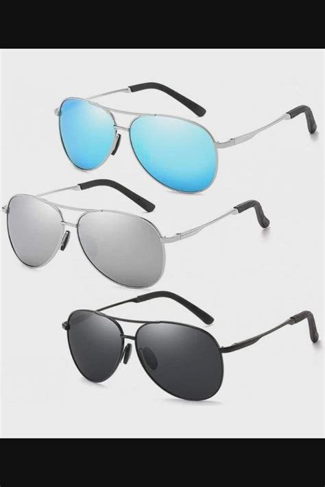 Polarized Aviator Sunglasses For Men And Women Uv400 Protection Mirrored Lens Metal Frame With
