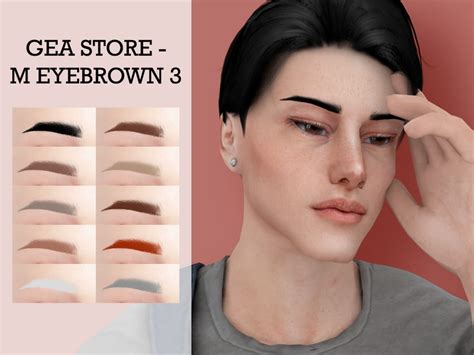 The Sims Resource Male Eyebrow N3