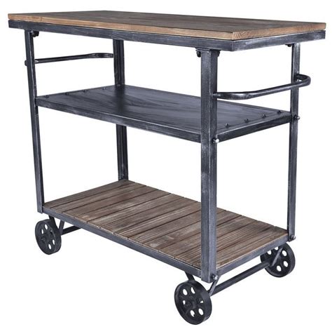 Check spelling or type a new query. Reign Industrial Kitchen Cart in Industrial Grey & Pine ...