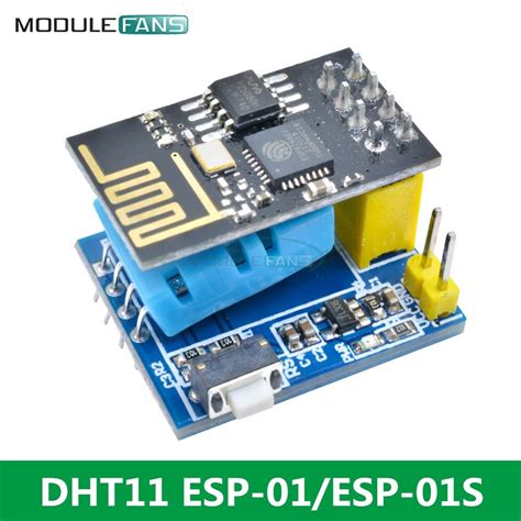 Esp8266 Esp 01esp 01s Dht11 Serial Module Temperature Humidity Sensor