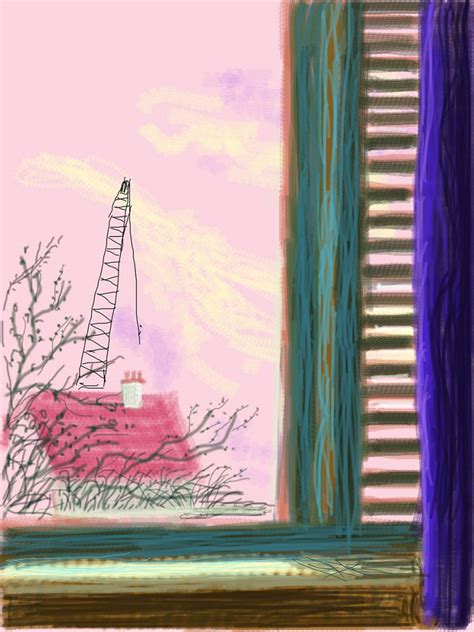 Ipad Paintings By David Hockney Of The Changing Seasons Outside The