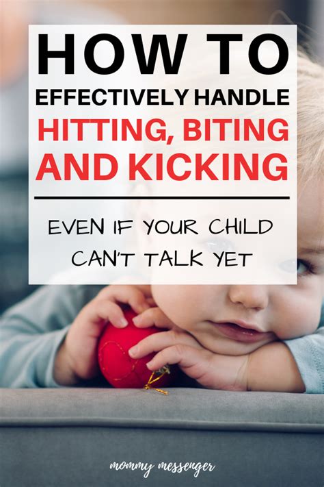 How To Effectively Handle Hitting Biting And Kicking Even If Your