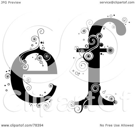 Royalty Free Rf Clipart Illustration Of A Vine Alphabet Lowercase
