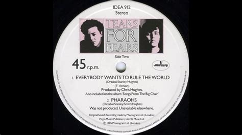 Tears For Fears Everybody Wants To Rule The World Extended Version