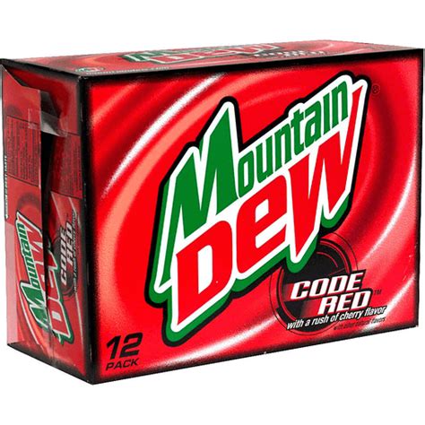 Mtn Dew Code Red With A Rush Of Cherry Flavor Fl Oz Count Buehler S