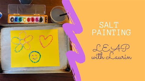 Raised Salt Painting Youtube