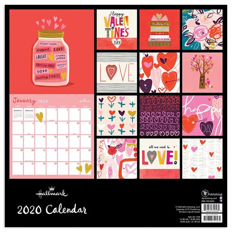 Love By Hallmark Wall Calendar