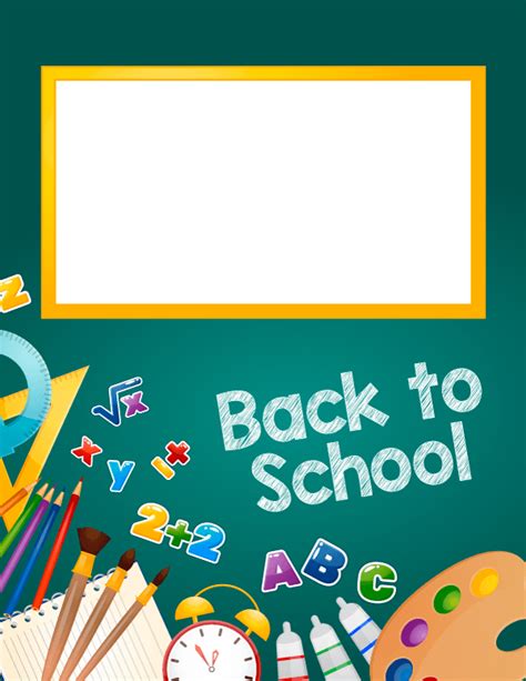 Free Printable Back To School Binder Cover Template Download The