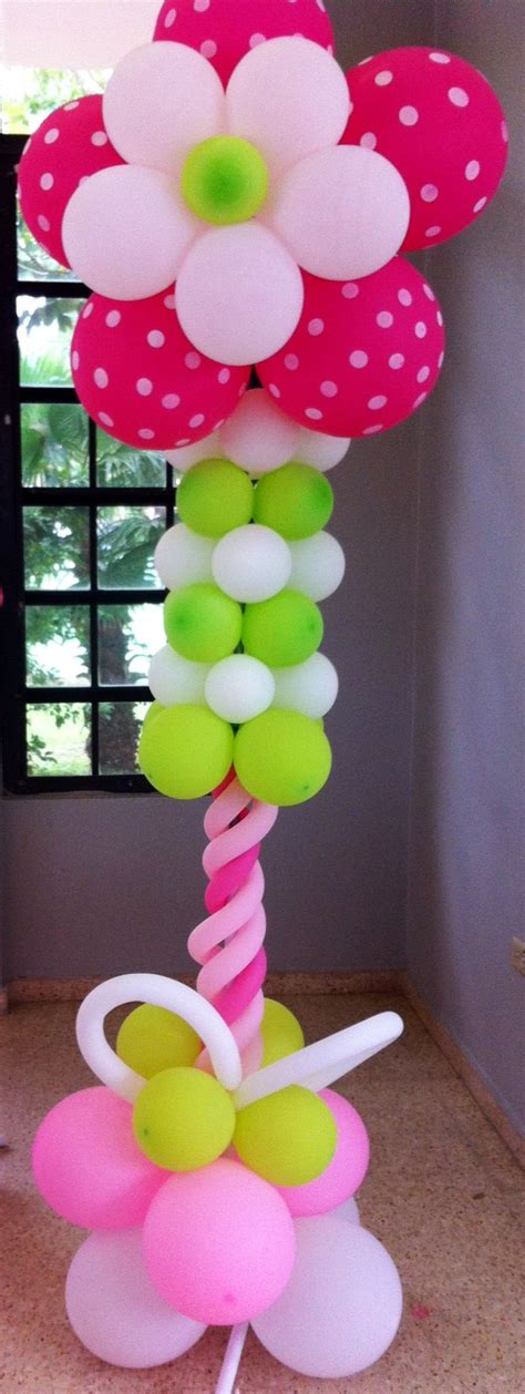 Birthday balloon decorations fiesta decorations balloon crafts balloon gift balloon arrangements balloon centerpieces ballon flowers flower balloons 21st birthday bouquet. Flower balloon column. Girl Baby shower | Balloon flowers ...