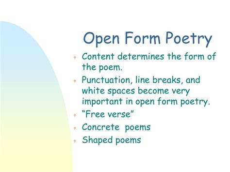 Ppt Poetic Forms Powerpoint Presentation Free Download Id3862723