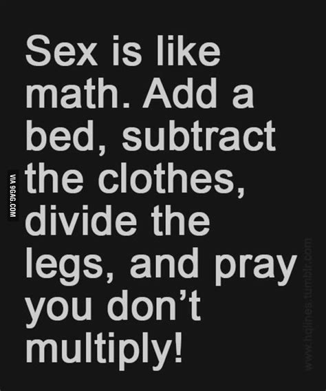 Sex Is Like Math 9gag