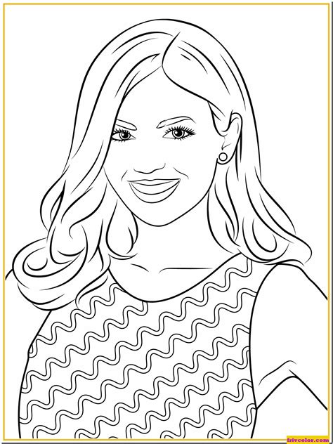 Victoria Justice Celebrity Free Coloring Page For Children Coloring Home