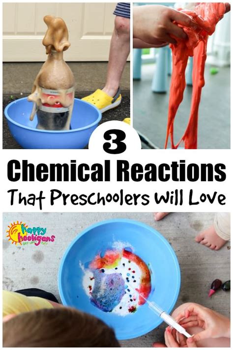 3 Awesome Chemical Reactions For Kids Happy Hooligans