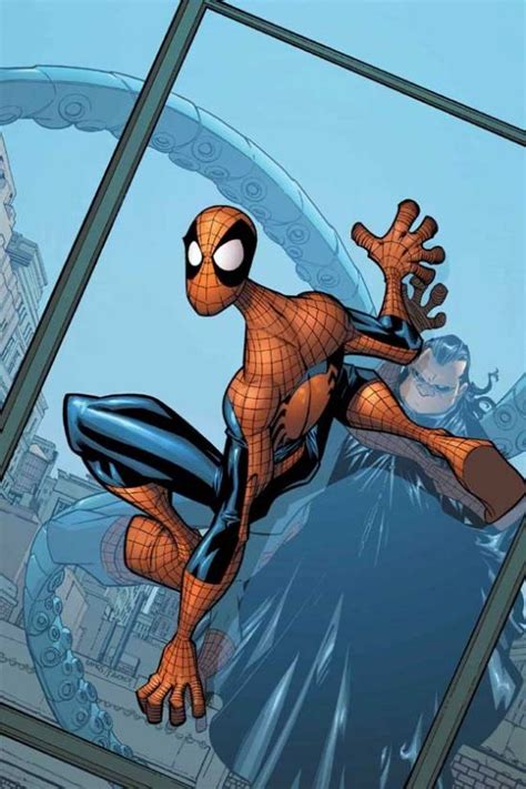 Spider Man Humberto Ramos Marvel Comic Character Comic Book Characters Marvel Characters