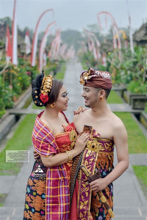 Foto Prewedding Pakai Baju Adat Bali Klasik Kuno Dewi Wawan Pre Wedding