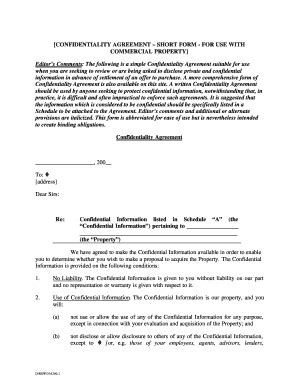 Confidentiality Agreement Statement Sample Master Of Template Document