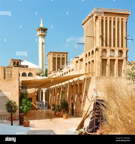 Street In Al Fahidi Quarter In Old Dubai United Arab Emirates Uae