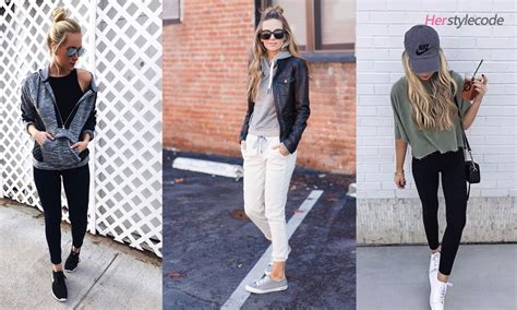 How To Pull Off A Sporty Chic Look Her Style Code