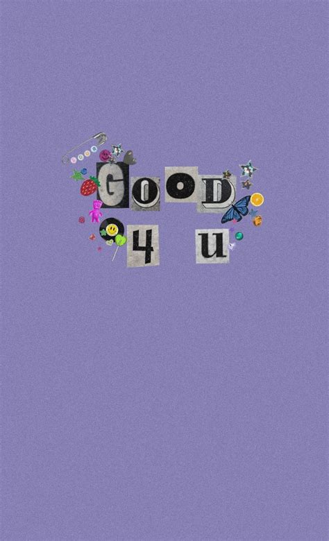 Wallpaper Homescreen Good 4 U Sour Album By Olivia Rodrigo Cute Laptop