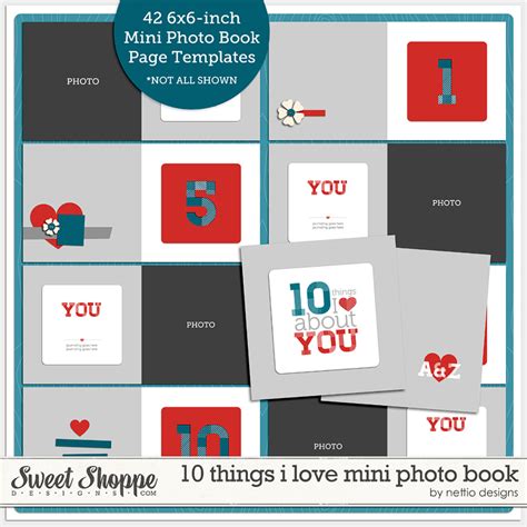 New Release 10 Things I Love About You Mini Photo Book