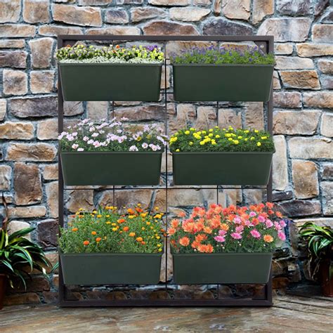 Kinbor Vertical Wall Elevated Raised Garden Bed Vegetables Herbs Flowers Gowning Planters