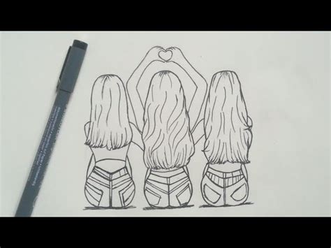 3 Best Friends Drawing Easy Online Cheap Save 70 Jlcatjgobmx