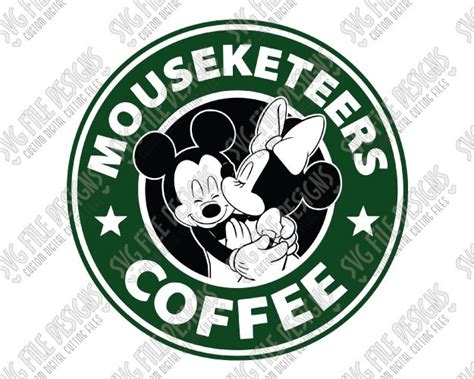 Pin On Disney Starbucks Logos Svg Cutting Files Clipart