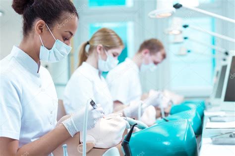 Ambitious Students Of Dentistry Stock Photo By ©photographeeeu 100522550
