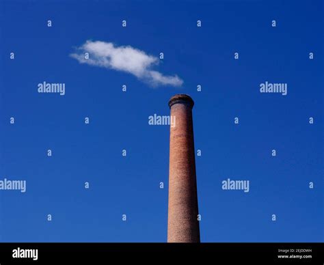 Industrial Chimney France Stock Photo Alamy
