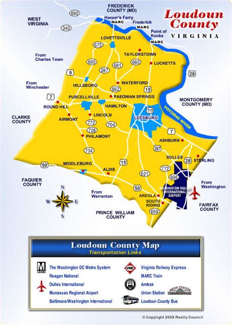 Map Of Loudoun County Va