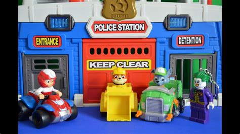 Paw Patrol Full Episode Rescue Lego Joker Rocky Rubble Police Station