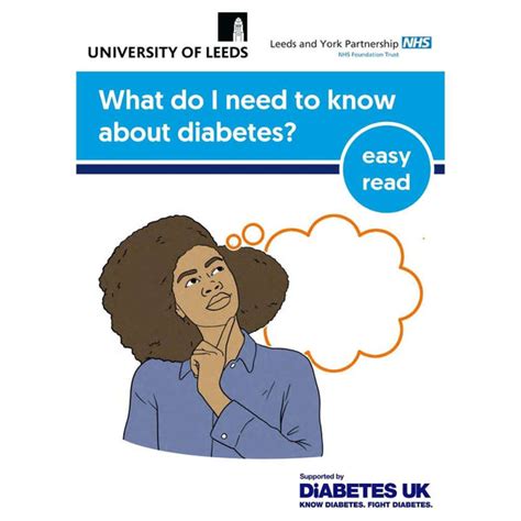 What Do I Need To Know About Diabetes Easy Read Diabetes Uk Shop