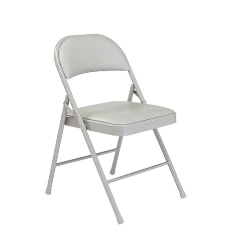 Great savings & free delivery / collection on many items. National Public Seating Gray Vinyl Padded Seat Stackable ...