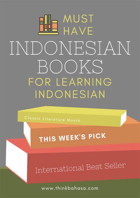 Indonesian Books For Beginners Think Bahasa Indonesian Language