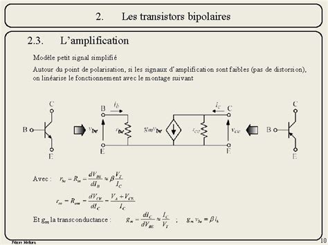 Les Transistors Et Leurs Applications Plan Les
