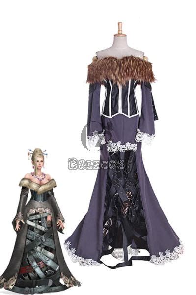 Final Fantasy X 10 Lulu Cosplay Costume
