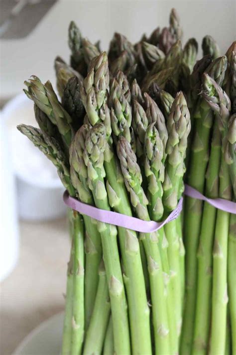 mustard-mayo glazed asparagus recipe :: story of a kitchen