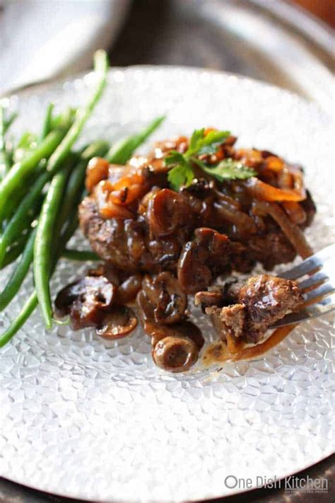 It was hands down the best tasting sauce for salisbury steak and so simple to make. One | Recipe | Salisbury steak recipes, Salisbury steak ...