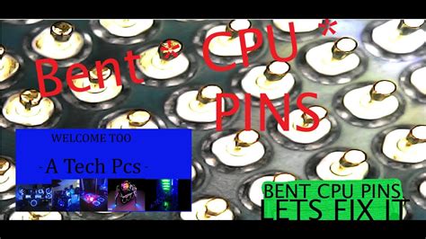 ️ How To Fix Bent Cpu Pins ️ Microscope Usb 🛰 ⚙️ Youtube