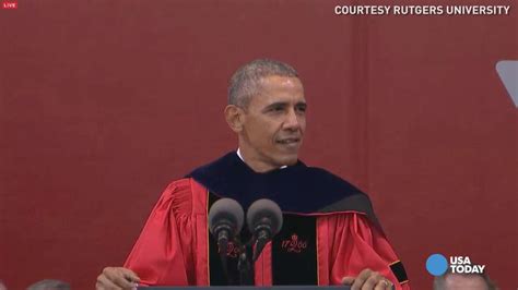 Obama Jokes About Grads Vs His Generation