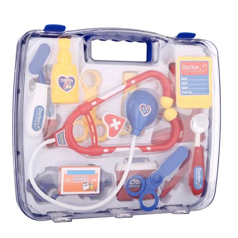 Buy Deluxe Blue Doctor Medical Kit Playset For Kids Pretend Play