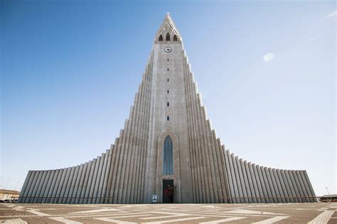 Hallgrímskirkja Iglesia De Hallgrímur En Reykjavik Islandia