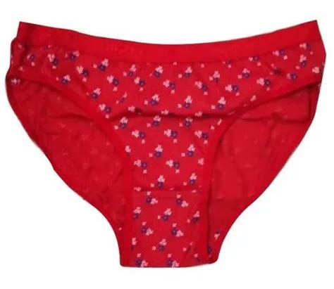 Cotton Ladies Red Printed Panty Size 34 At Rs 31piece In Ahmedabad Id 24890926348