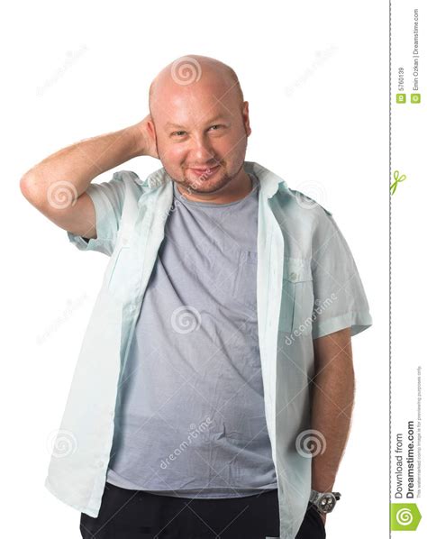 Relaxed man stock image. Image of bald, ginger, relaxed - 5760139
