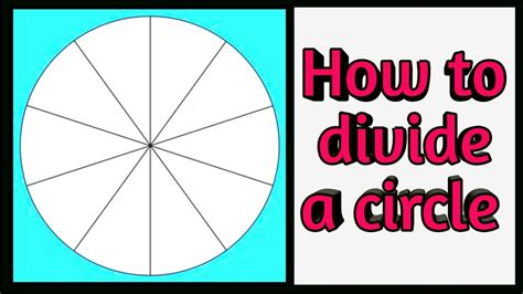 How To Divide A Circle Into 12 Equal Part How To Divide A Circle Into