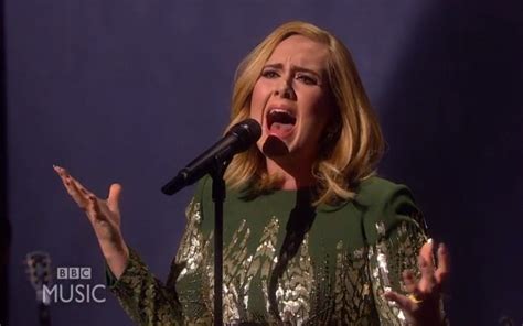 Here Is Adele Singing “hello” Live For The Very First Time