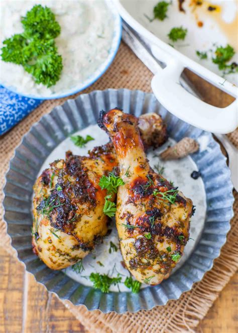 Grilled Chimichurri Chicken Drumsticks Video Tatyanas Everyday Food