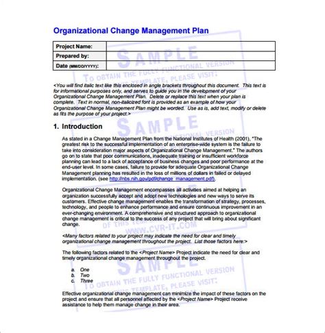 Our announcement templates make your message even more special. 14+ Change Management Plan Templates - Free Sample, Example, Format Download | Free & Premium ...