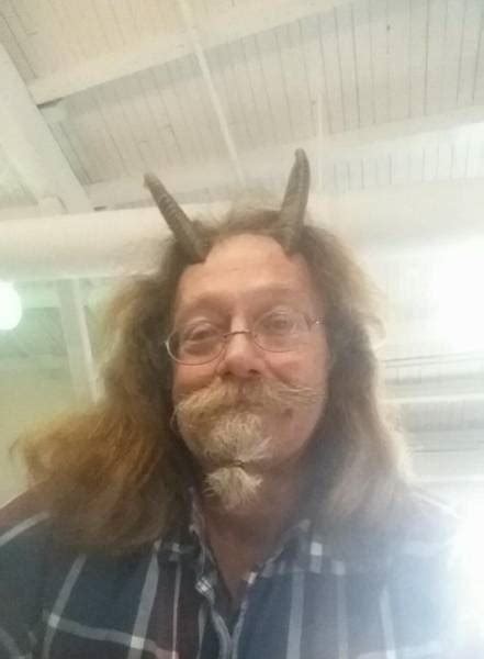 Pagan Priest Wears Horns For His Driving License Photo 11 Pics