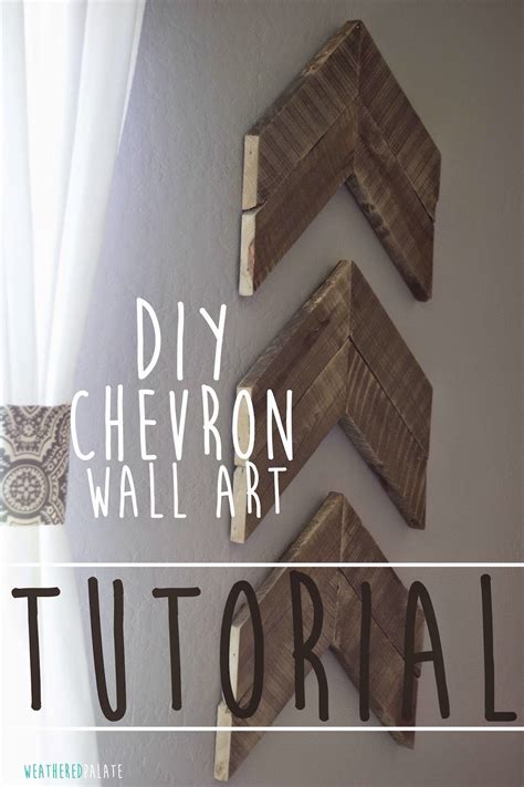 DIY Chevron Wall Art {TUTORIAL} | The Weathered Palate